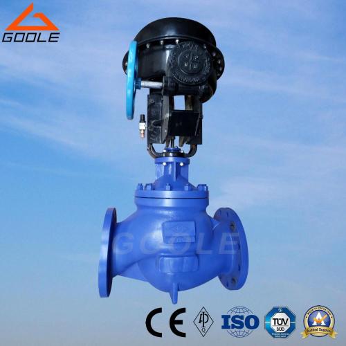 Pneunamic Globe Type Pressure Flow Regulating Valve