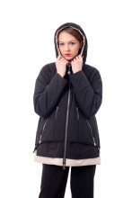 spring Women's casual short zippered top