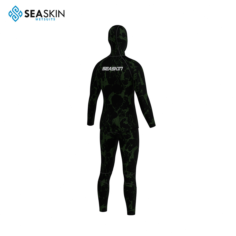 Seaskin 7mm Camouflage Men High Waist Pants Spearfishing Wetsuit