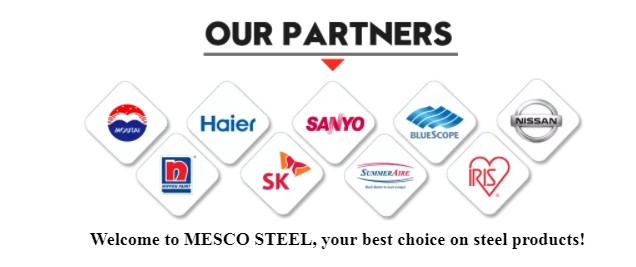 Zn-Al-Mg coating steel structures supplier MESCO STEEL