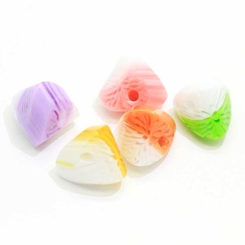 Wholesale 15*16*16mm Cone Loose Beads Resins Cabochon For kids Bracelets Necklace Decoration Beads Charms