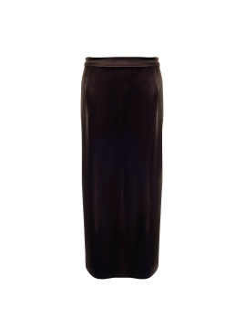 Ladies' brown knee length skirt