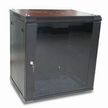 Luxury Wall-mounted Network Cabinet, Made of SPCC High-quality Cold Rolled Steel