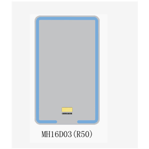 Prostokątne lustro w łazience LED MH16 (R50)