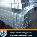 Tubo cuadrado galvanizado en caliente 80MMX80MM