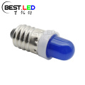 Mini bombilla LED azul difusa bombilla intermitente de 4,5 V