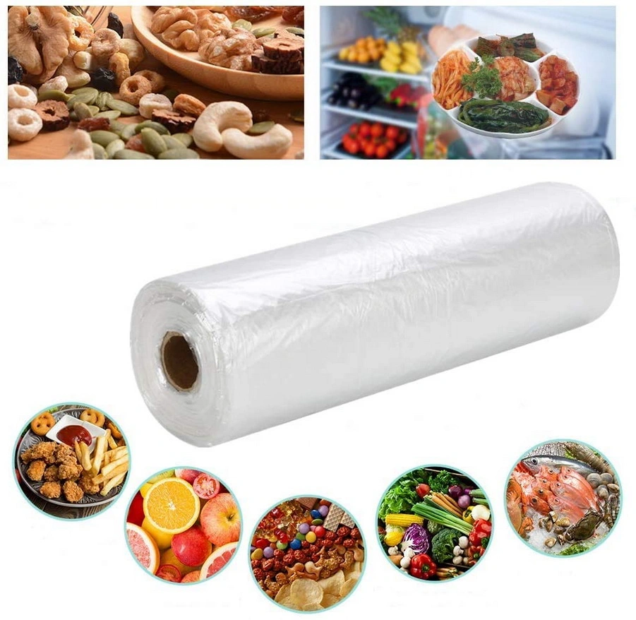 Fruit and Vegetable Storage Plastic Food Bag on Roll