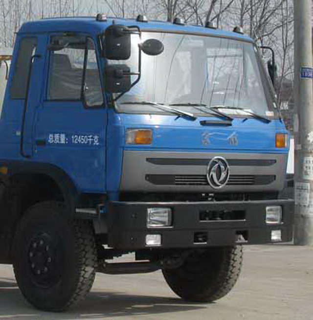 Dongfeng145 4X2 8CBM حاوية إلقاء شاحنات القمامة