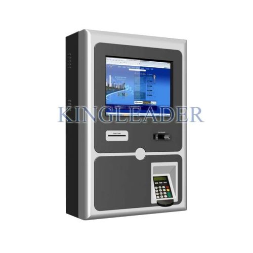 17 Inch Wall Mount Kiosk With Win 2000 / Nt4 Operation System With Thermal Printer And Card Reader