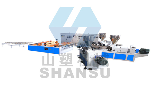 PVC-Single Layer Multilayer-Wave- oder trapezförmigen Tile Production Line