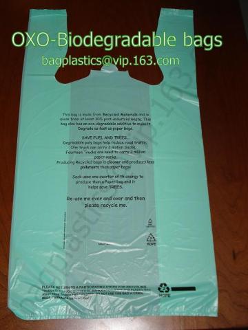 biodegradable disposable compostable garbage bag, PLA plastic bag, PLA bag