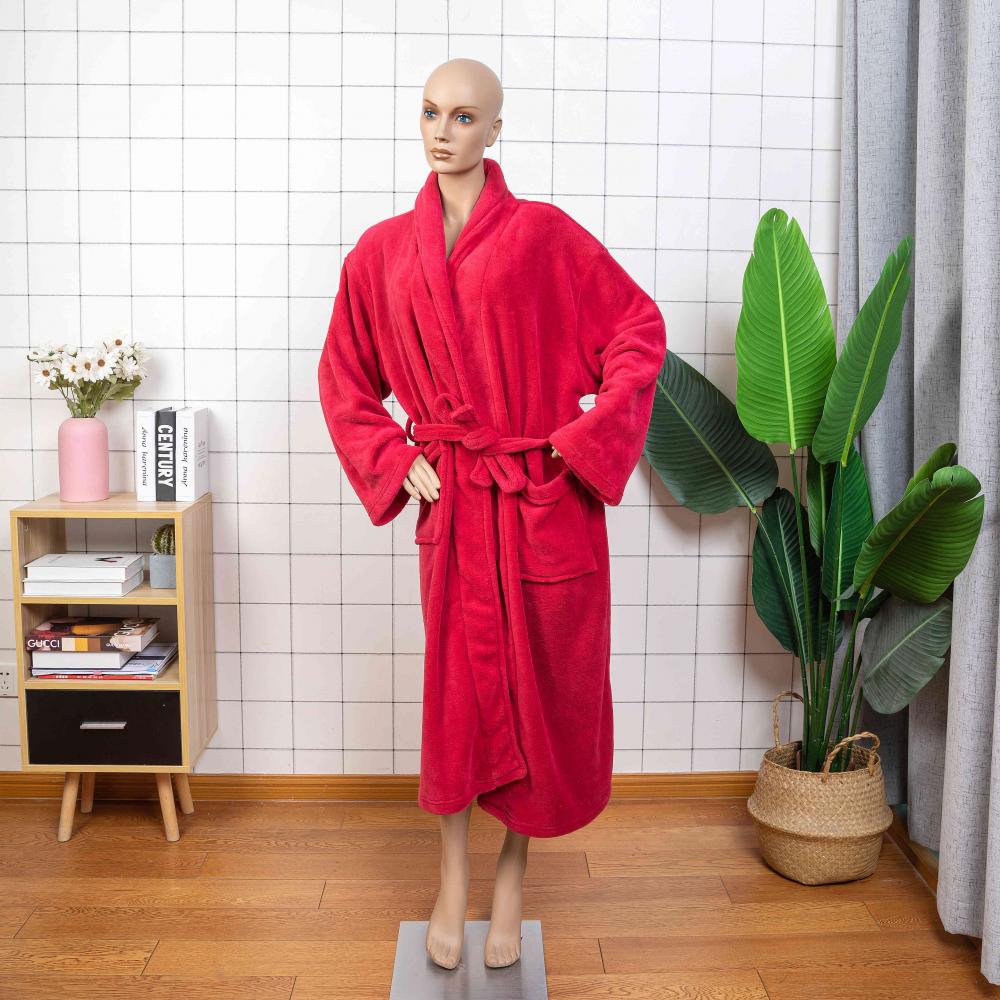 Nachtwäsche Damen Pyjamas Plüsch Weiche Fleece Bademäntel