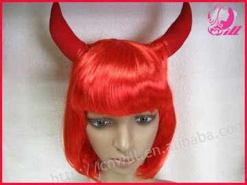 Wholesale Red Synthetic Hair Wig For Party Wig