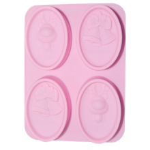 Even Christmas Series Deer Bells Silicone Mold for Soap, Cake Decoration