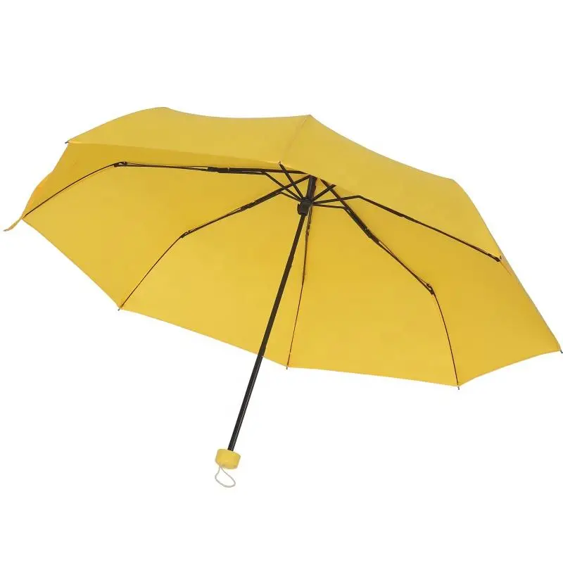 Wholesale Promotion Waterproof Portable Tiny Fold Umbrellas with Custom Logo