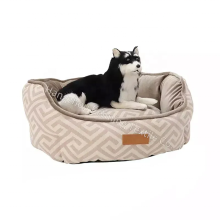 JemeHome Luxurious Short Plush Pet Bed