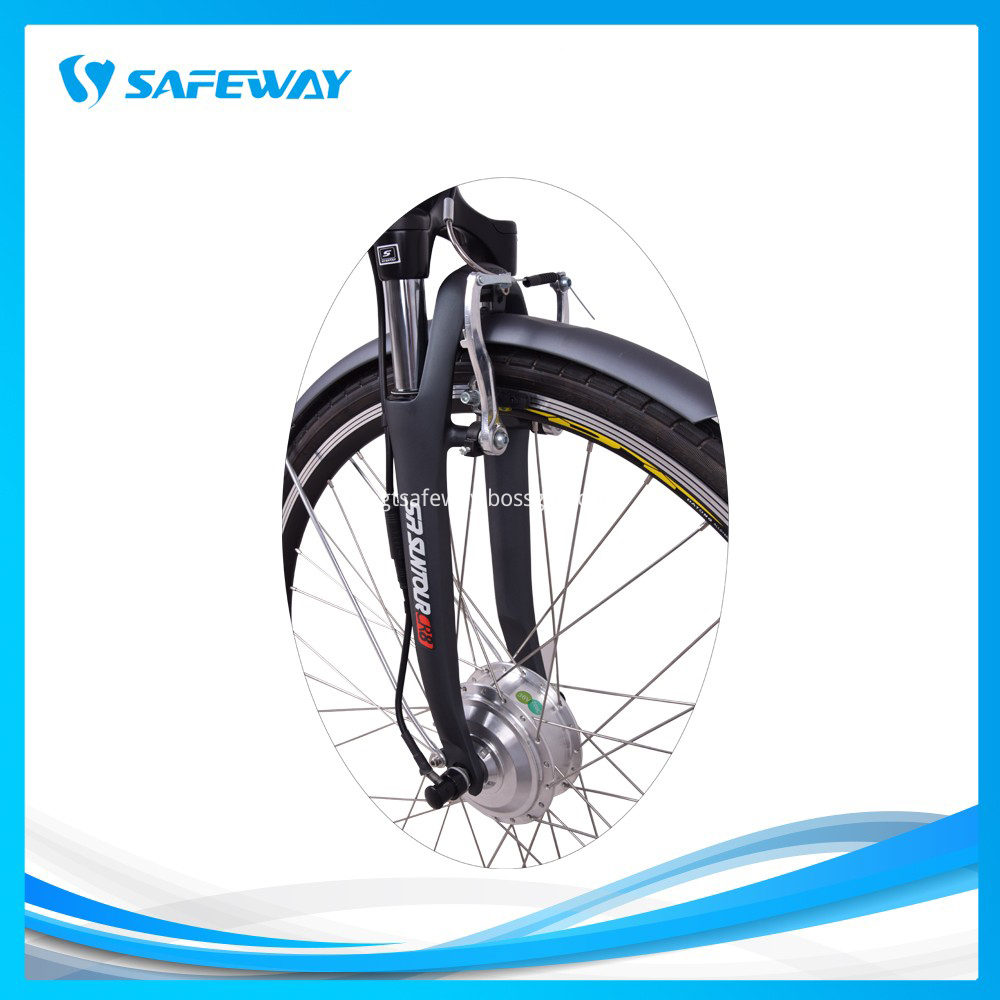 Suspension lockout fork electric bike