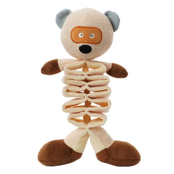 Interactive Bite Resistant Dog Plush Toy Bear