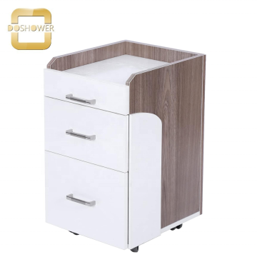 Modern Pedicure Carts with Drawers for Salon Trolley Carts Rolling Trays