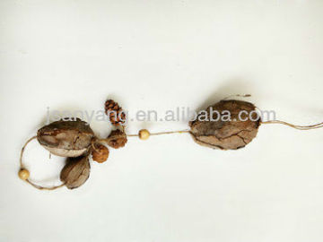 Easter natural pine cone string