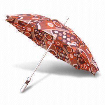 Noblest Umbrellas for Lady, Polyester Print Fabric, Aluminum Frame with FRP Ribs