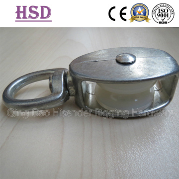 Eye Swivel Type Single Pulley, Double Pulley, Fixed Type, Zinc Alloy, Plastic Wheel