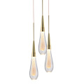 Lampes à suspension décoratives en cristal LEDER