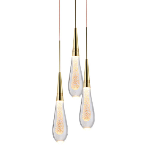 LEDER Dekorative Crystal Pendant Lamps