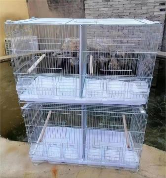 Stackable Breeding Cages for Canary, Goldfinch, and Other Bird Species