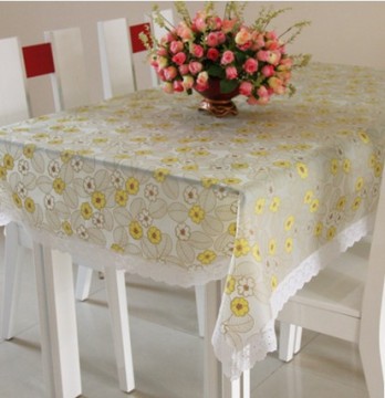 Wipe clean PEVA table cloth great for house decoration