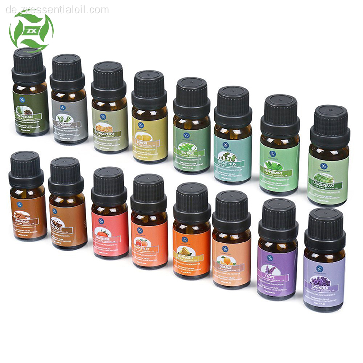 Natürliche Aromatherapie Ätherische Öle Geschenkset 6 8