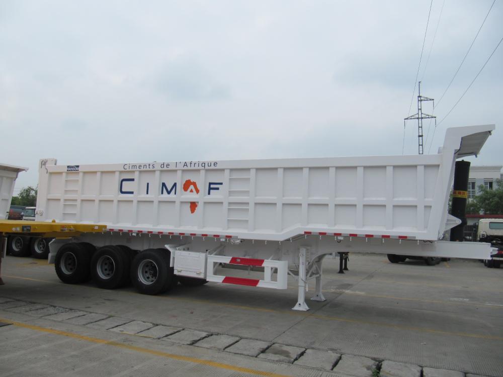 L Tri Axle Rear Tipper Semi Trailer