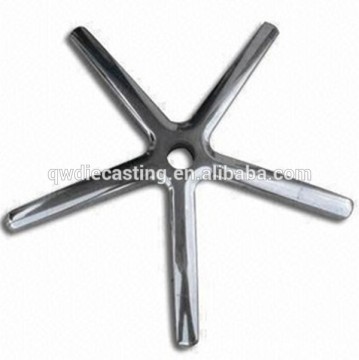 Aluminum die bottom base for chair