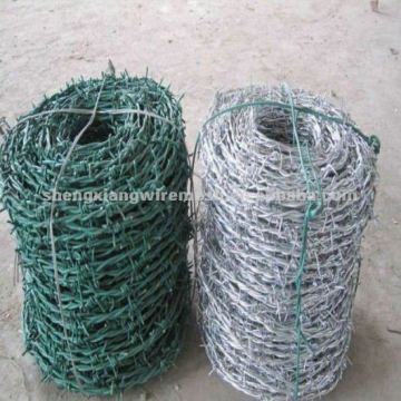 pvc coated barbed iron wire /steel barbed wire
