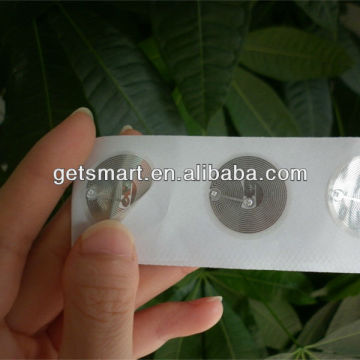 Round 25mm HF RFID Card Inlay