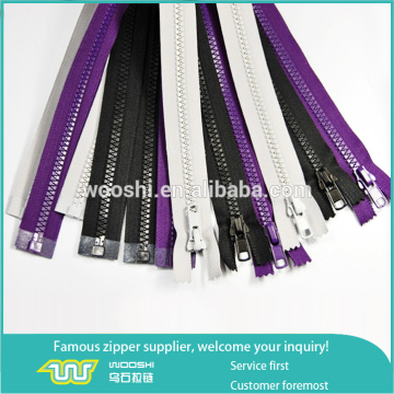 Apparel different types zippers clothes plastic zippers all sizes zippers