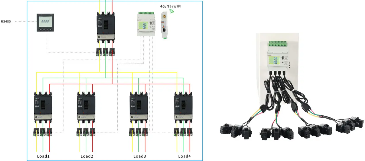 wifi upload wireless energy meter