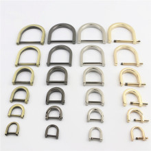 In Stock Removable Screw Lead and Nickel Free Brass D-Ring Clasp Buckle