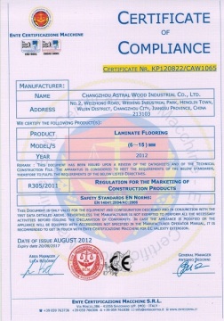 Laminate Flooring CE Certification