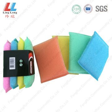 Strong removing kitchen colored sponge