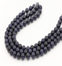 Wholesale natural gemstone beads dark blue Nugget sand stone glidstone beads for jewelry making