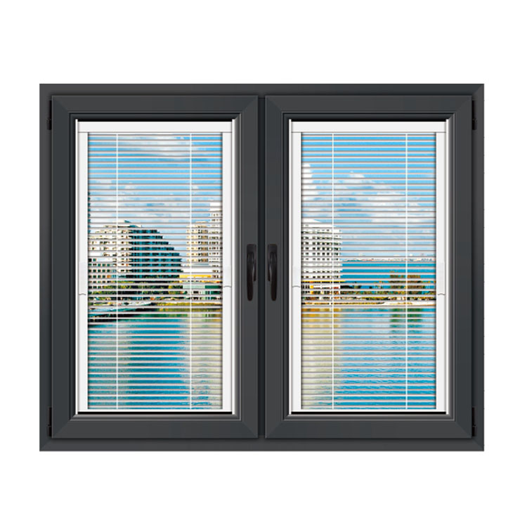 European residential high quality german hope fittings swing opening standard size of glass tempered glass window