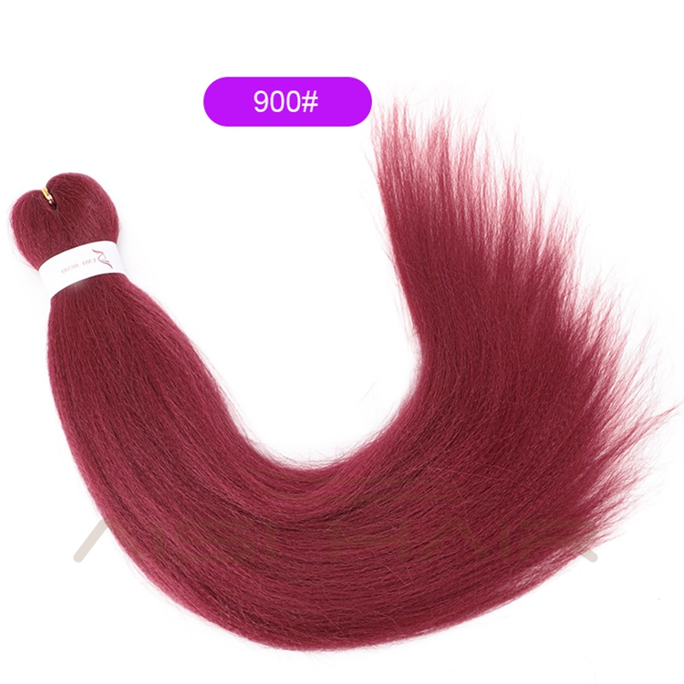 Aisi Hair Best Selling Wholesale Solid Color Jumbo Easy Fiber Pre Stretched For Women Synthetic Crochet Braiding Hair Extensions