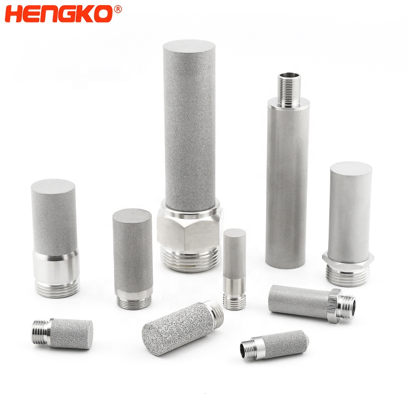 HENGKO 316L metal powder sintered porous stainless steel filters corrosion resistance withstand voltage stainless filter