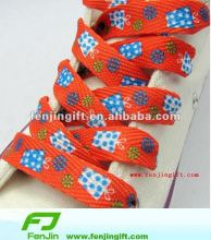 christmas heat transfer printed shoelace