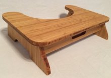 Bamboo potty stool toilet step stool