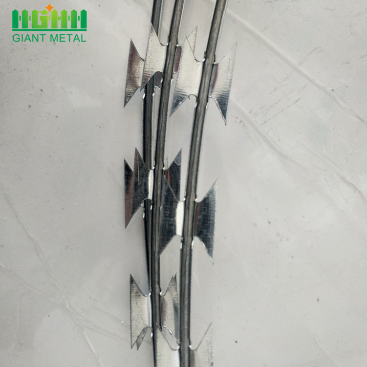 Hot Dipped Galvanized Razor Concertina Barbed Wire