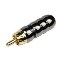 High End Metal Male Female Gold RCA Plug Connector