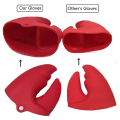 Graws de homard personnalisé Silicone Mitts Pot Pot