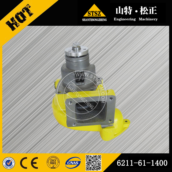 Komatsu 140 Engine Water Pump 6211 61 1400